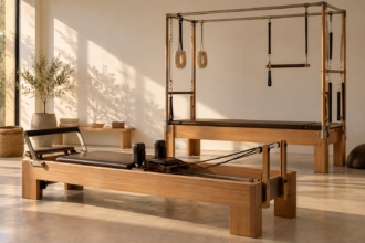 Estudio de pilates bañado por el sol en la bahía de Cádiz