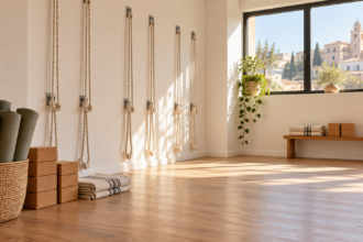Yoga en Gandia y la Safor, dos salas de Gandia donde el yoga no viene con terapias, de la profesora titulada en el instituto Iyengar de Pune a la sala de hatha que publica horario, precios y una primera clase gratis