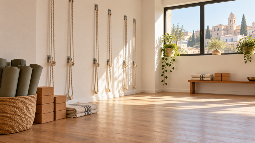 Yoga en Gandia y la Safor, dos salas de Gandia donde el yoga no viene con terapias, de la profesora titulada en el instituto Iyengar de Pune a la sala de hatha que publica horario, precios y una primera clase gratis