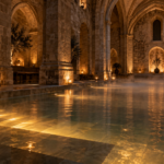 Spa en Alcalá de Henares, el único circuito de agua abierto a quien no se aloja está bajo las bóvedas de una iglesia del siglo XVII, en el Parador