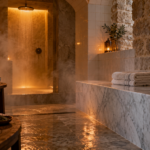 Spa en la Bahía del Bidasoa, el único de Hondarribia abierto a quien no se aloja, un spa de hotel boutique junto a la muralla con hammam, sauna y ducha de experiencias, solo con cita previa